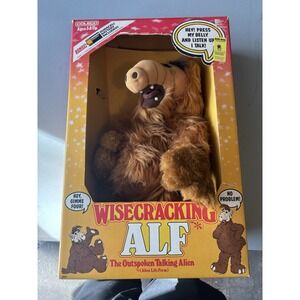 Vintage ALF 18" Plush Doll 1987 Talking Wisecracking Alf NIB UNTESTED